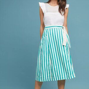 Anthropologie Maeve Market Wrap Skirt